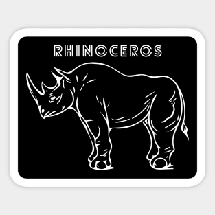 rhinoceros Sticker